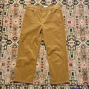 LOFT Corduroy Petite Straight Leg Pants